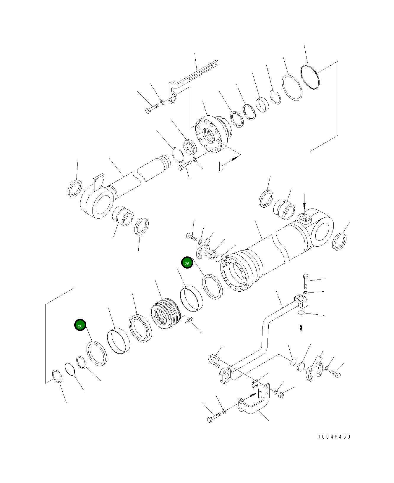 Кольцо 707-44-18910 Komatsu
