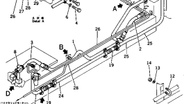 Трубка 232-976-7230 Komatsu