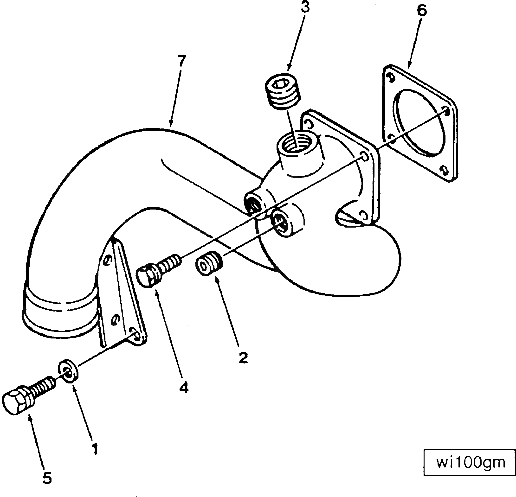 Болт CU3012470  Komatsu