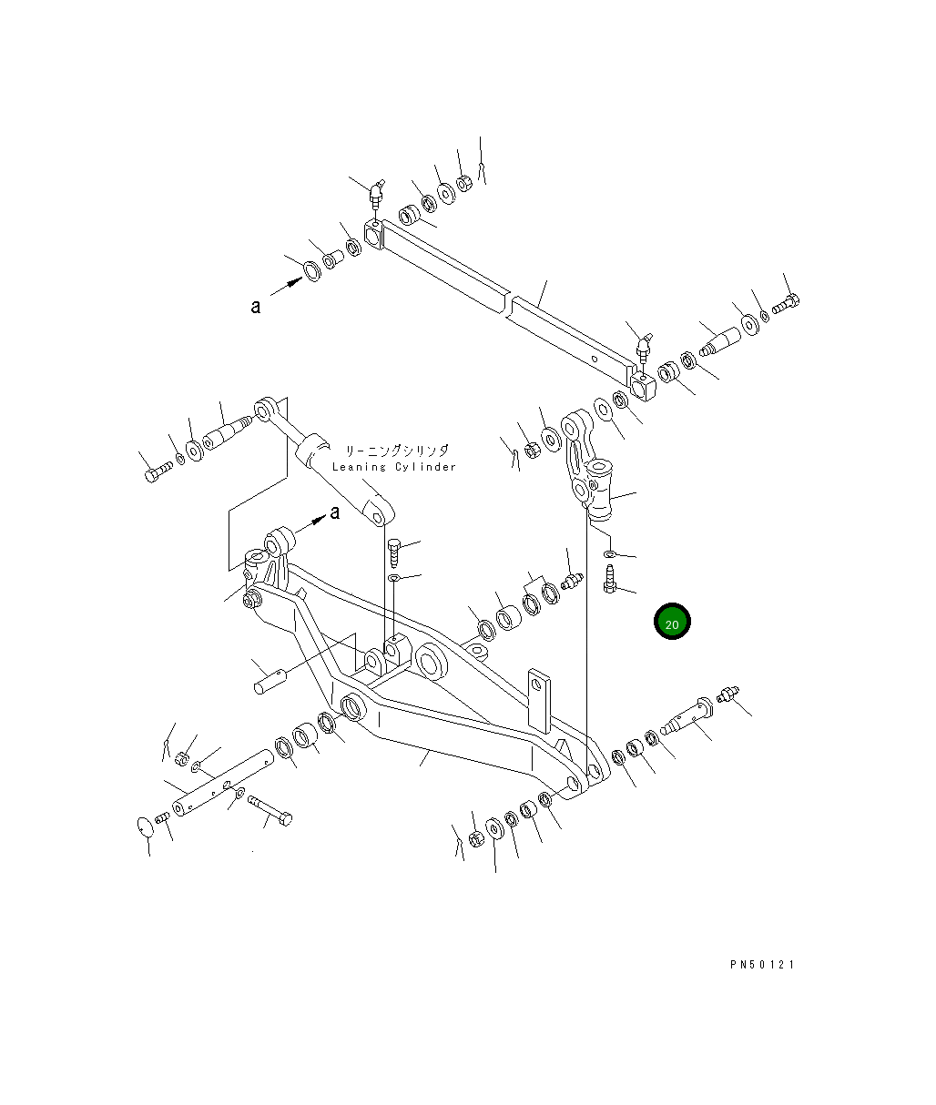 Болт 23D-27-11650 Komatsu