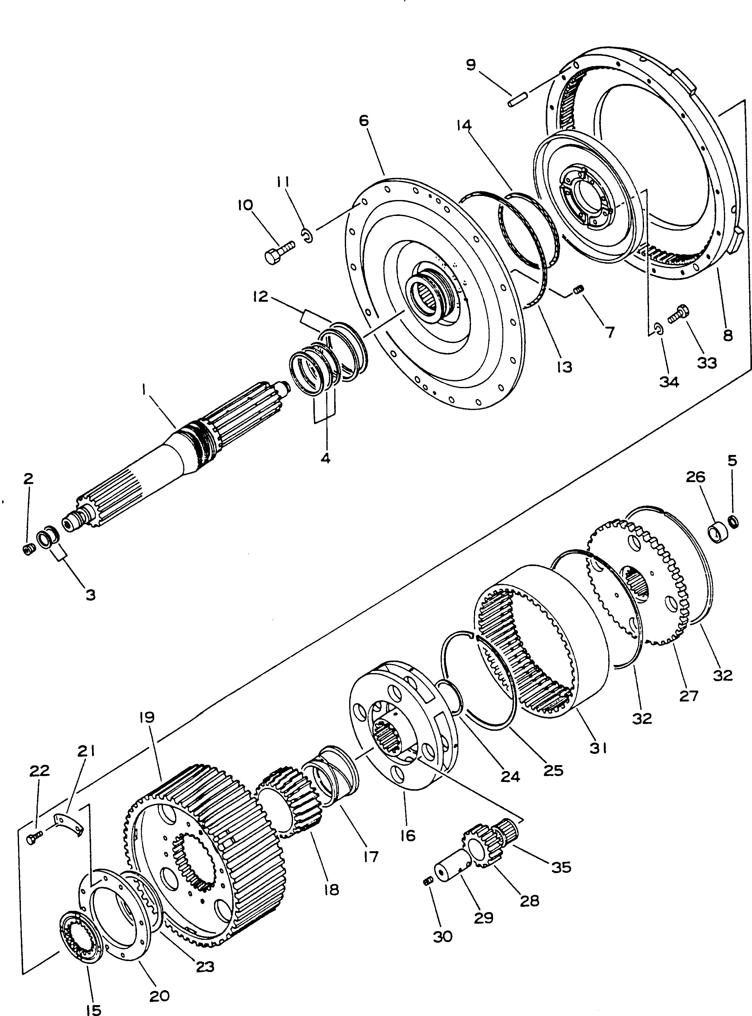 Кольцо 154-15-22331 Komatsu