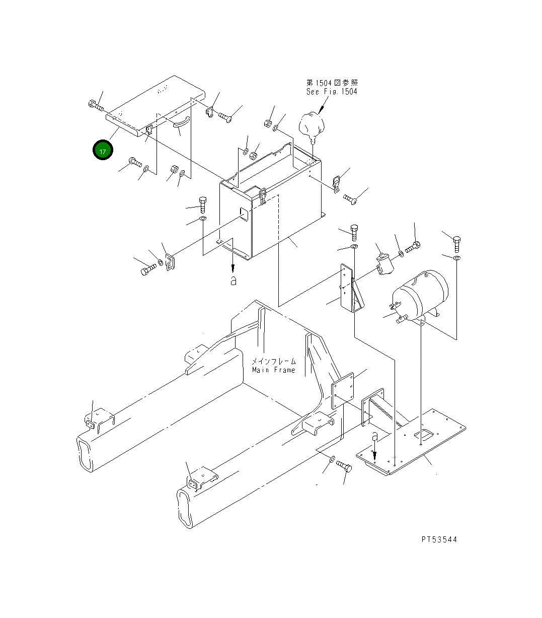 Крышка 26C-81-11120  Komatsu