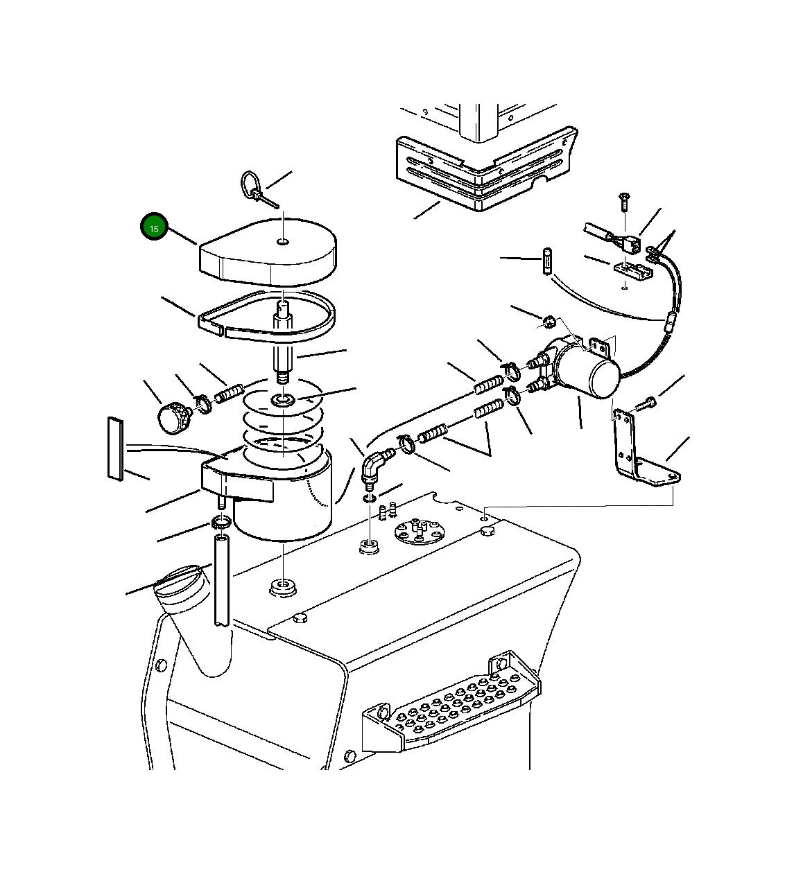 Крышка 312636614 Komatsu
