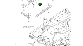 Крышка 21M-54-23121 Komatsu