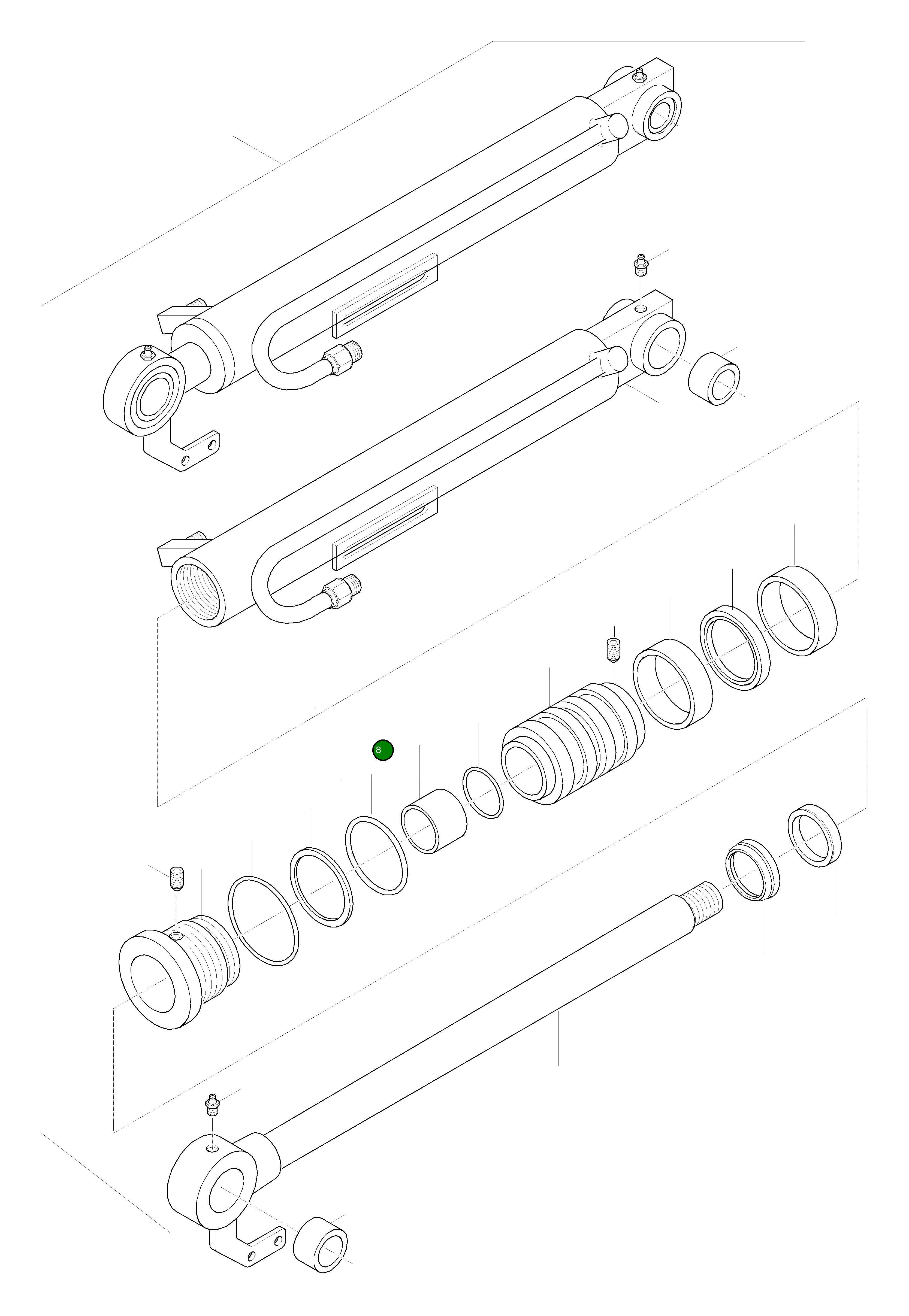 Кольцо уплотнительное (O-Ring) 42W-63-H0P11  Komatsu