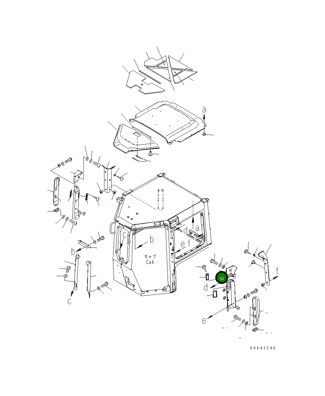Крышка 17A-979-1630  Komatsu