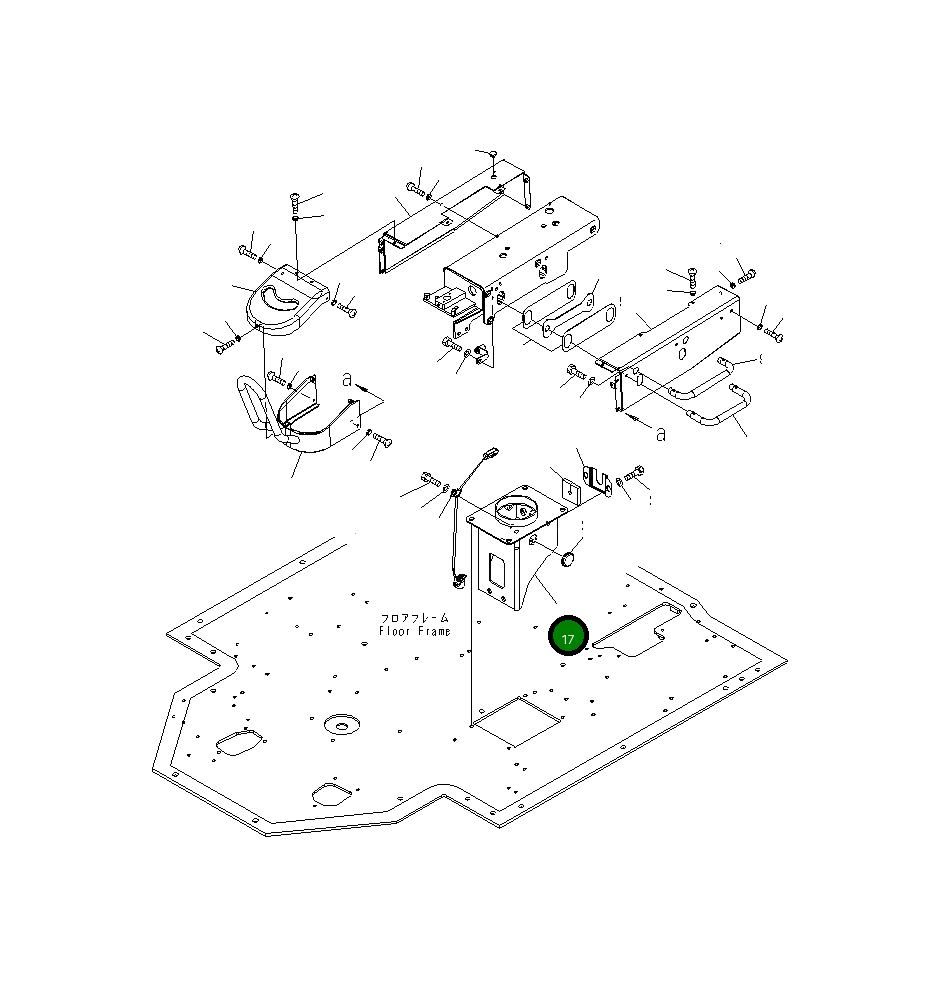 Крышка 426-40-32371 Komatsu