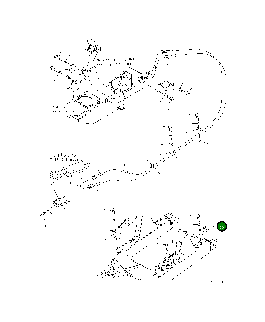 Крышка 124-62-51790 Komatsu