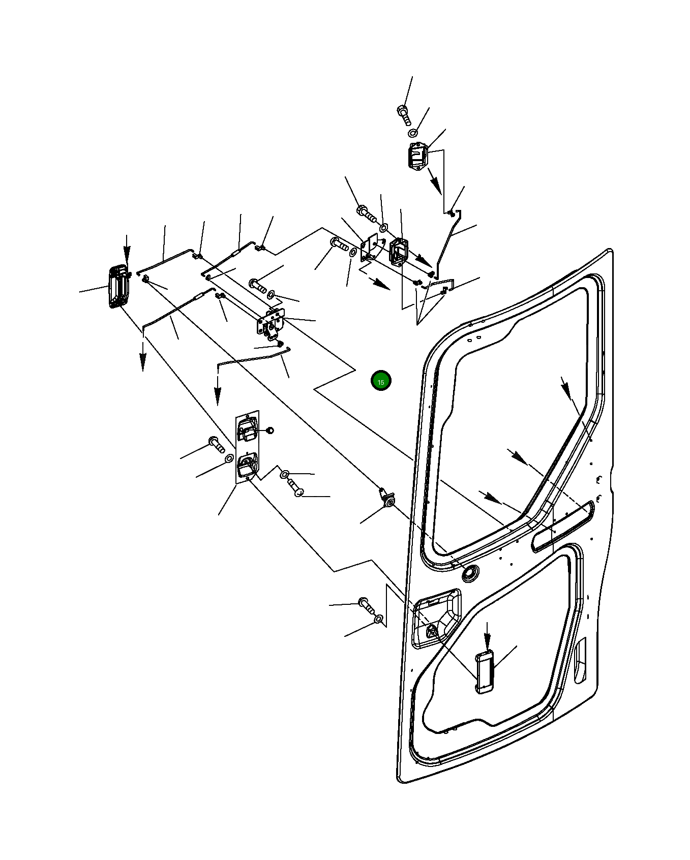 Болт 21W-54-R2250 Komatsu