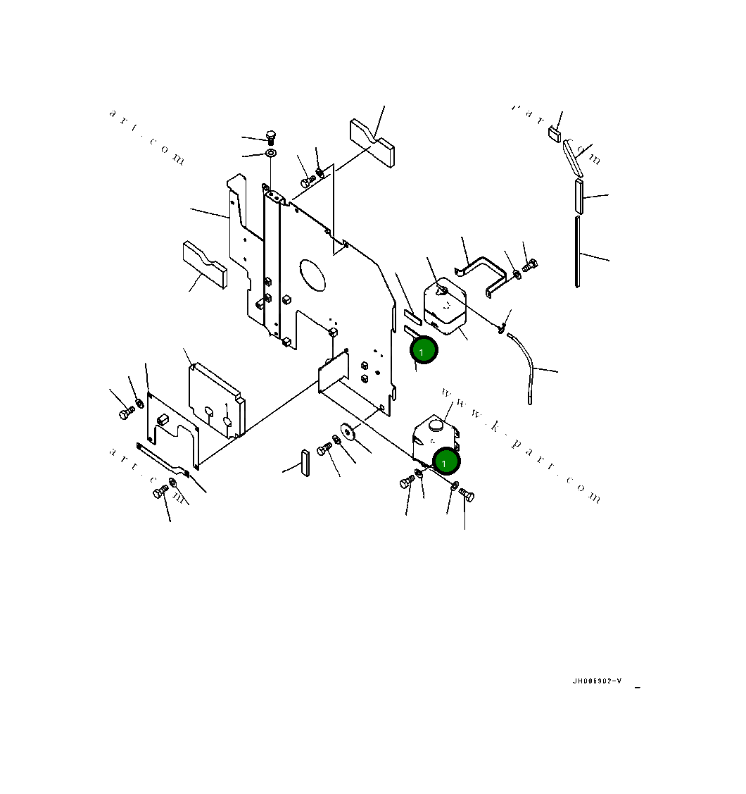 Крышка 20Y-54-79930 Komatsu