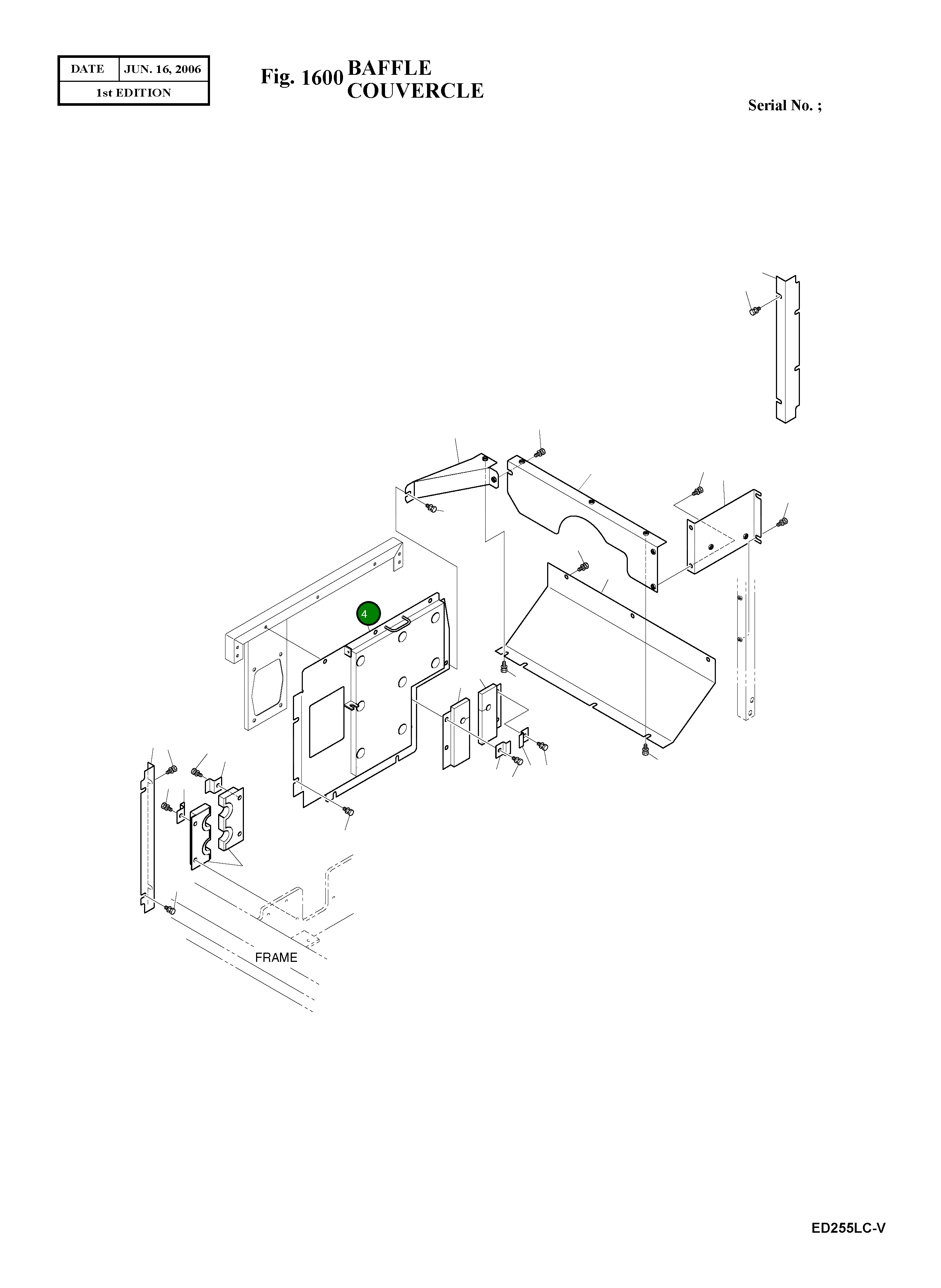 Крышка 621-02082B Komatsu