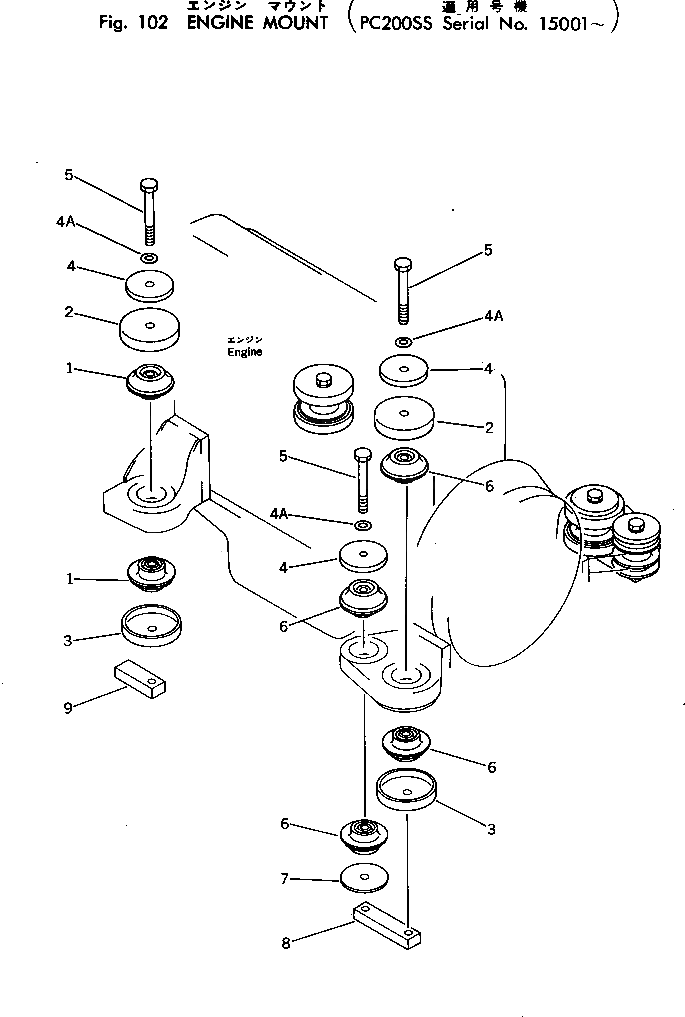 Болт 205-09-51110 Komatsu