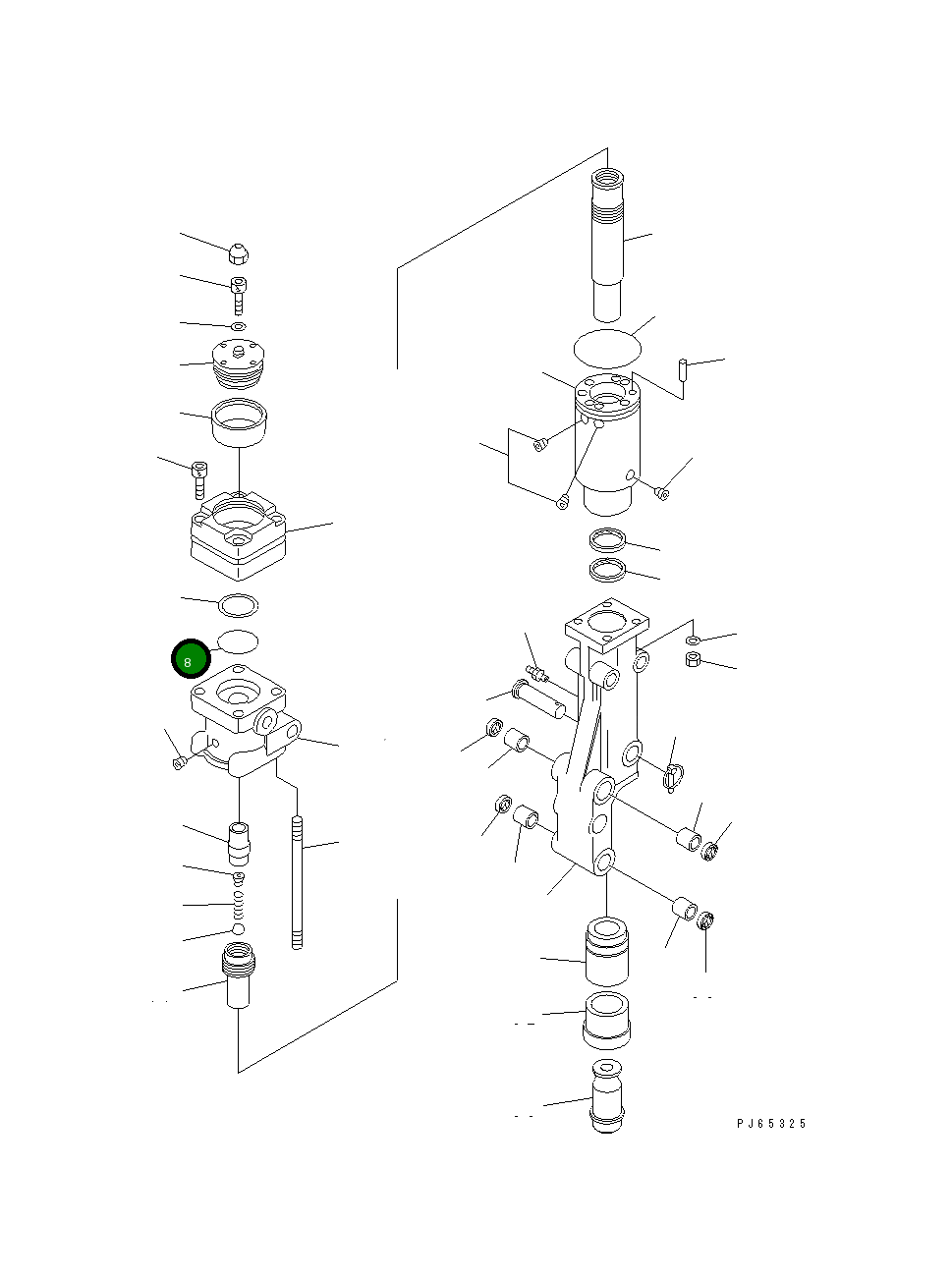 Кольцо уплотнительное (O-Ring) 21S-970-2280 Komatsu