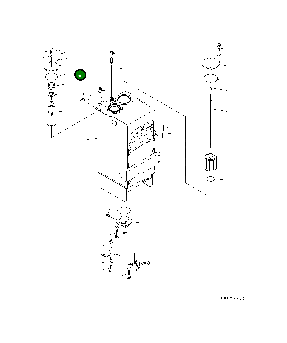 Кольцо уплотнительное (O-Ring) 07000-A5200 Komatsu