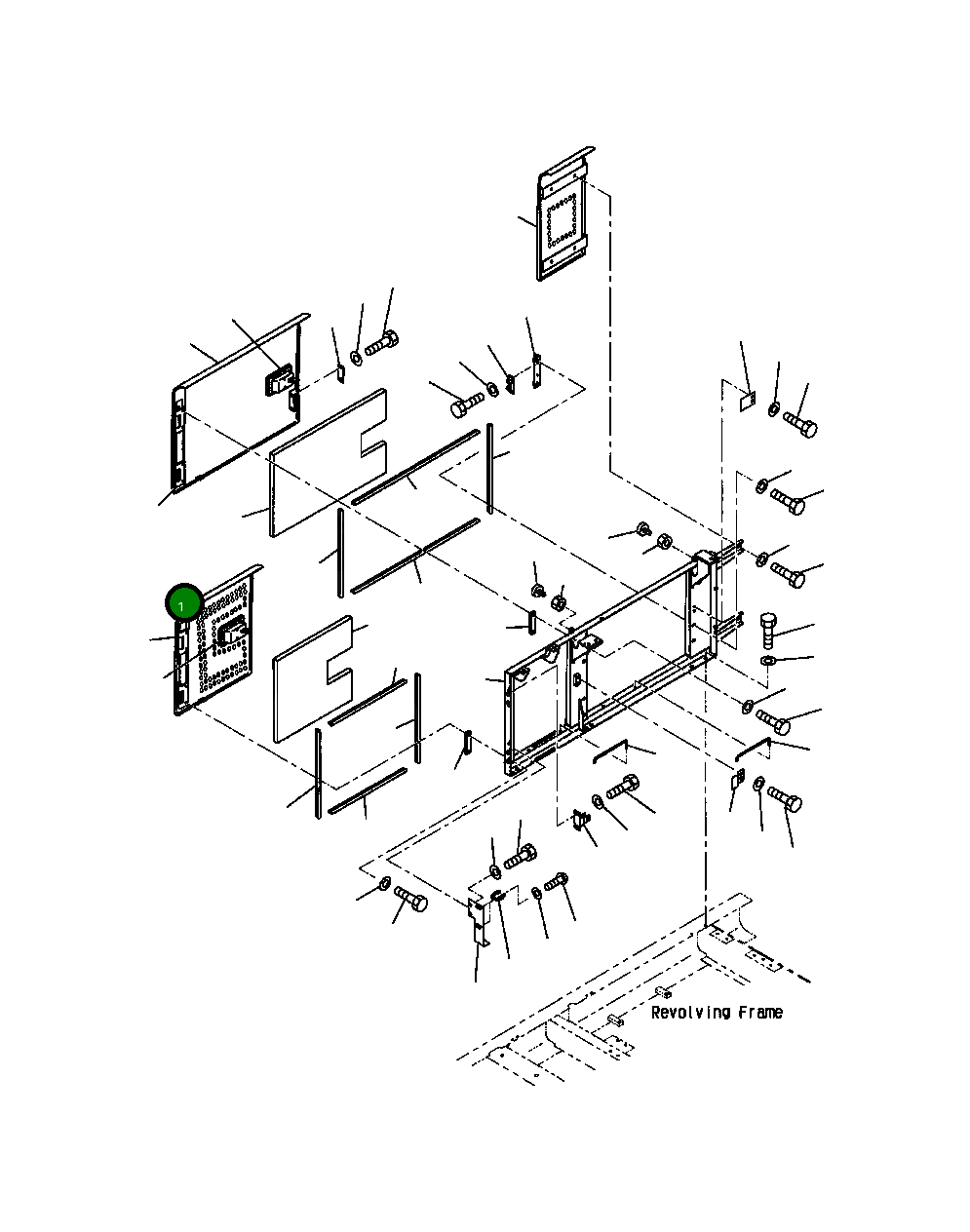 Крышка 207-54-68810 Komatsu
