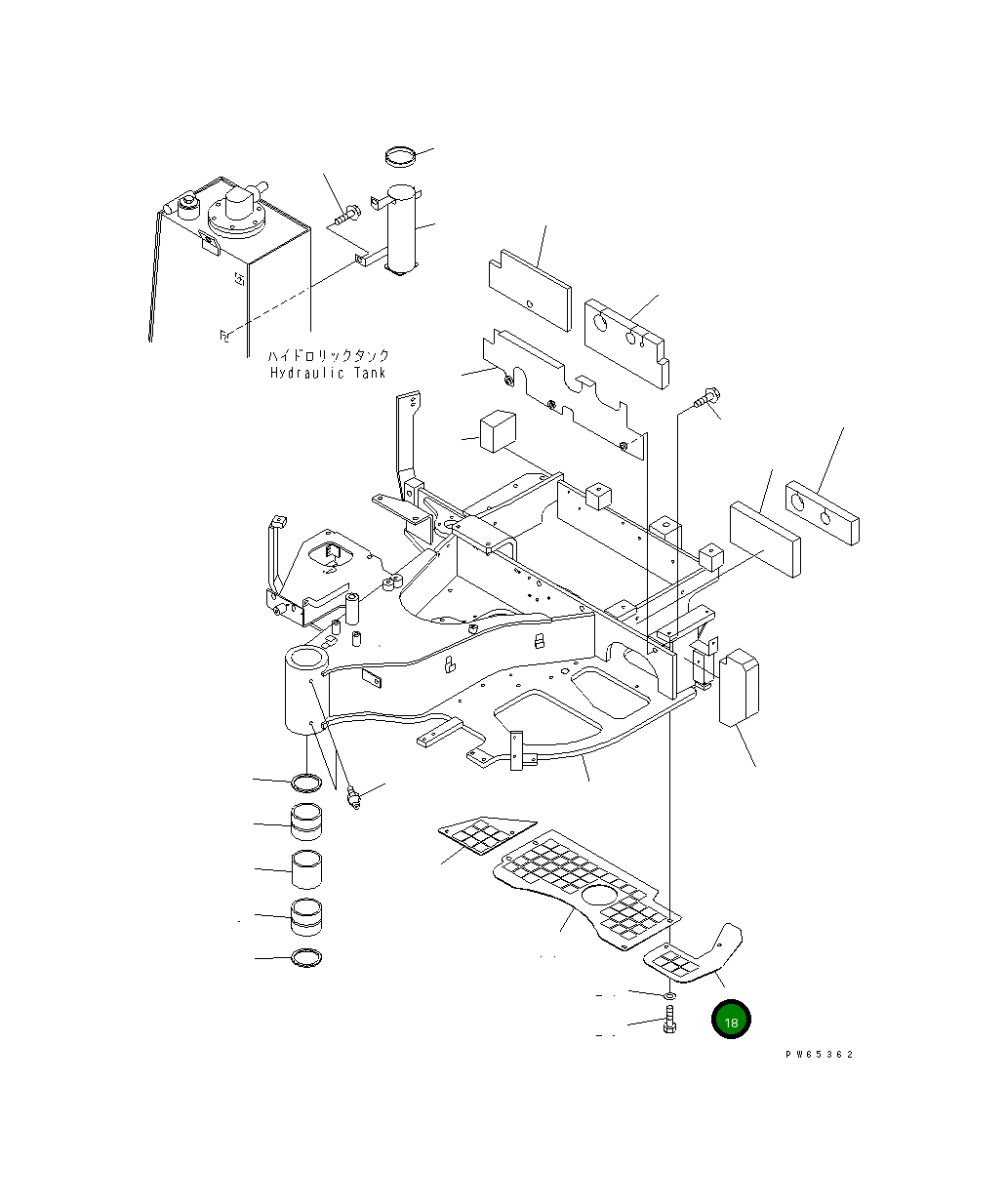 Крышка 22K-959-1420 Komatsu