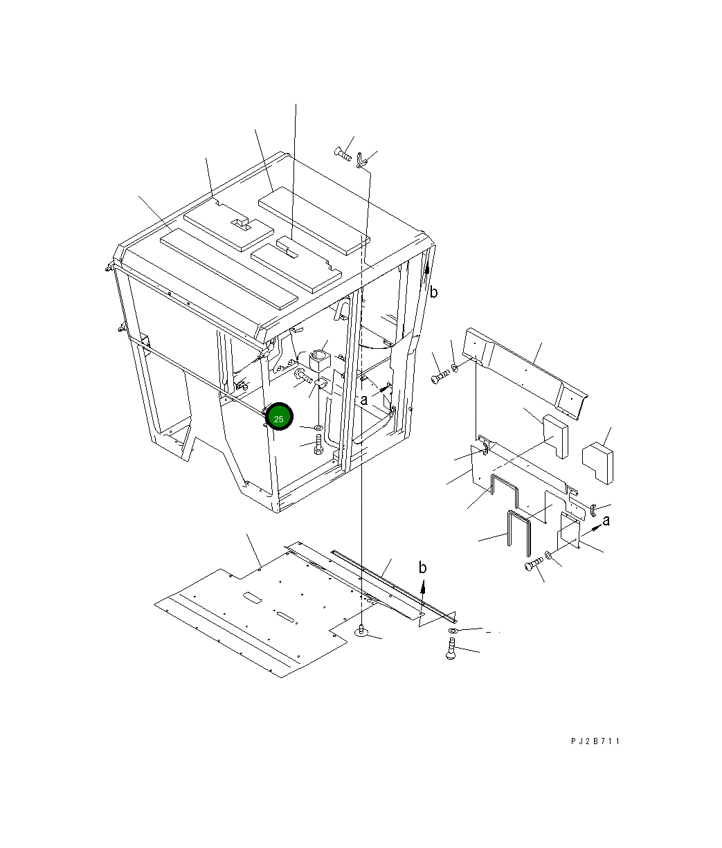 Болт 01435-40812 Komatsu