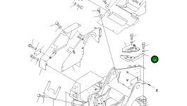 Крышка 21J-54-12612 Komatsu
