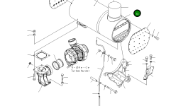 Крышка 6261-11-5760 Komatsu