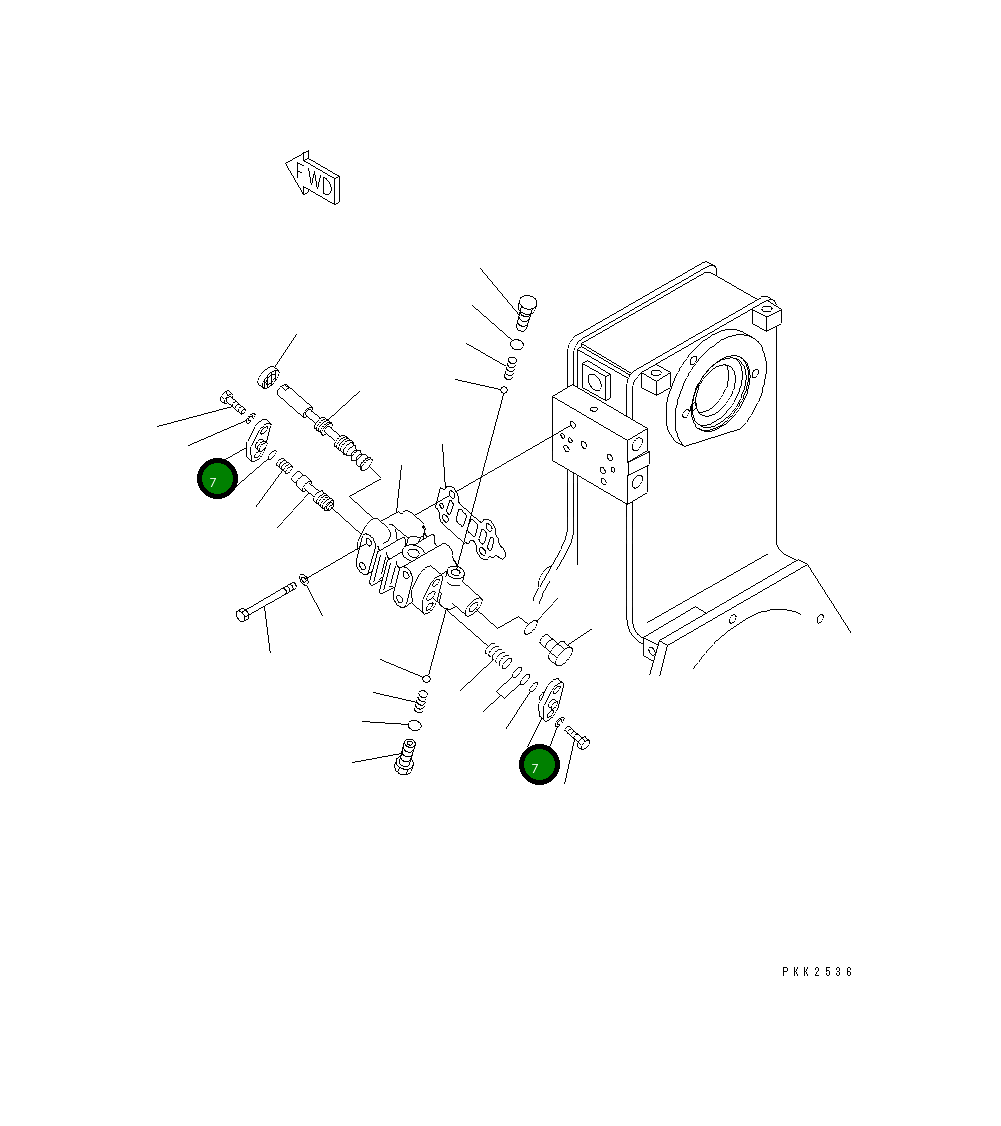 Крышка 114-Z56-3190 Komatsu