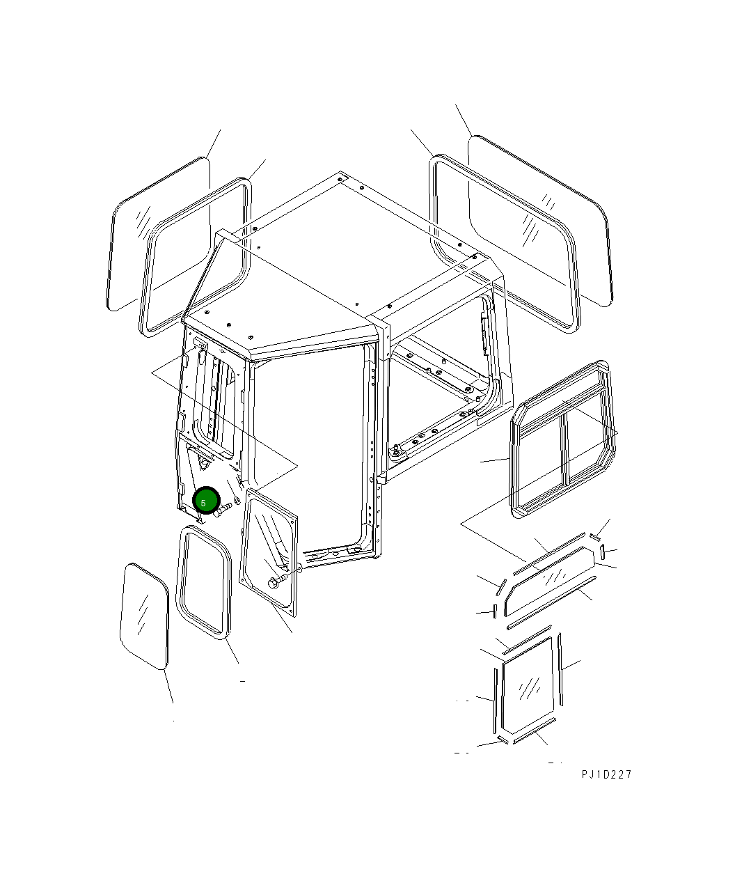 Болт 01010-D1040 Komatsu