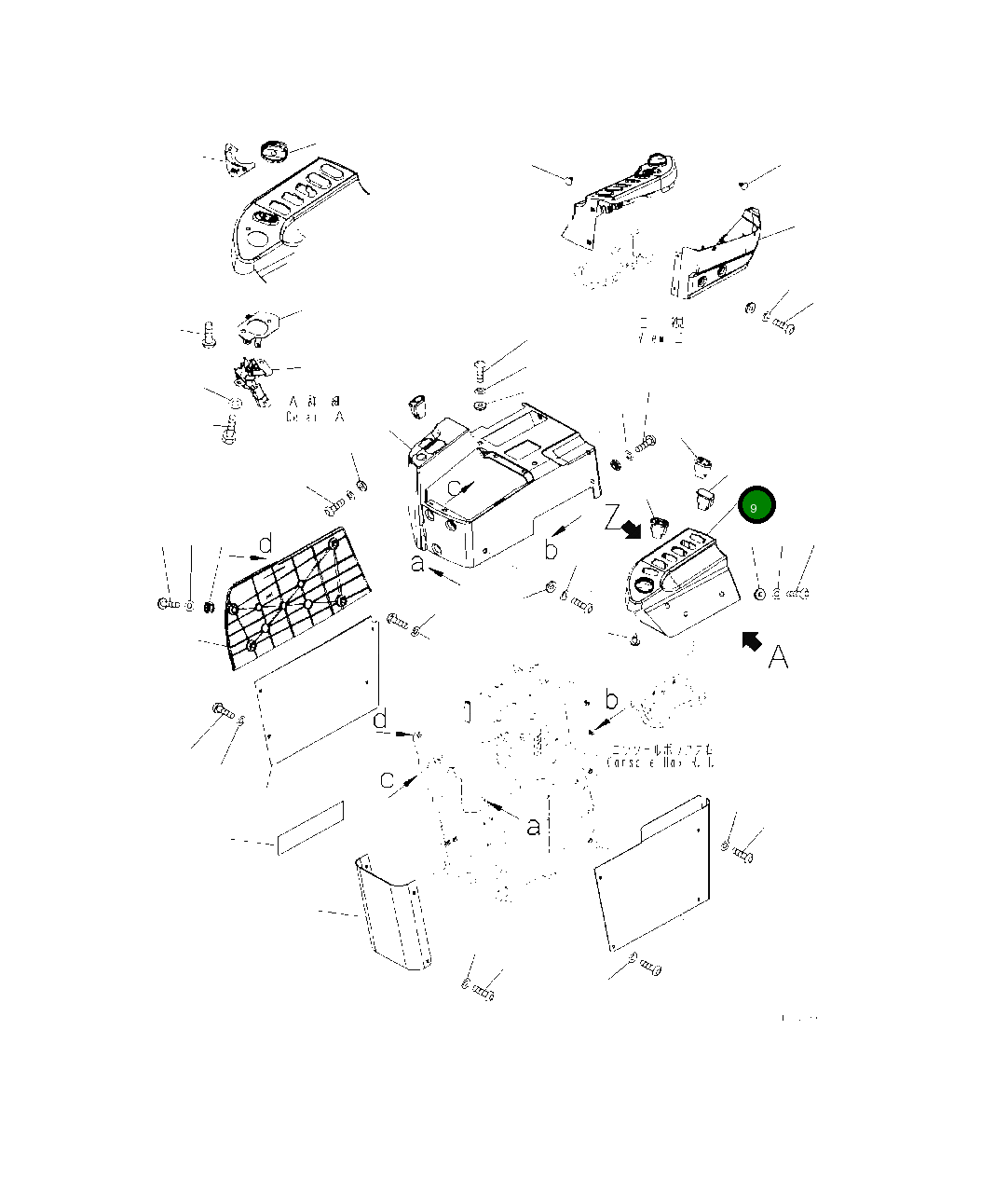 Крышка 419-43-56122  Komatsu
