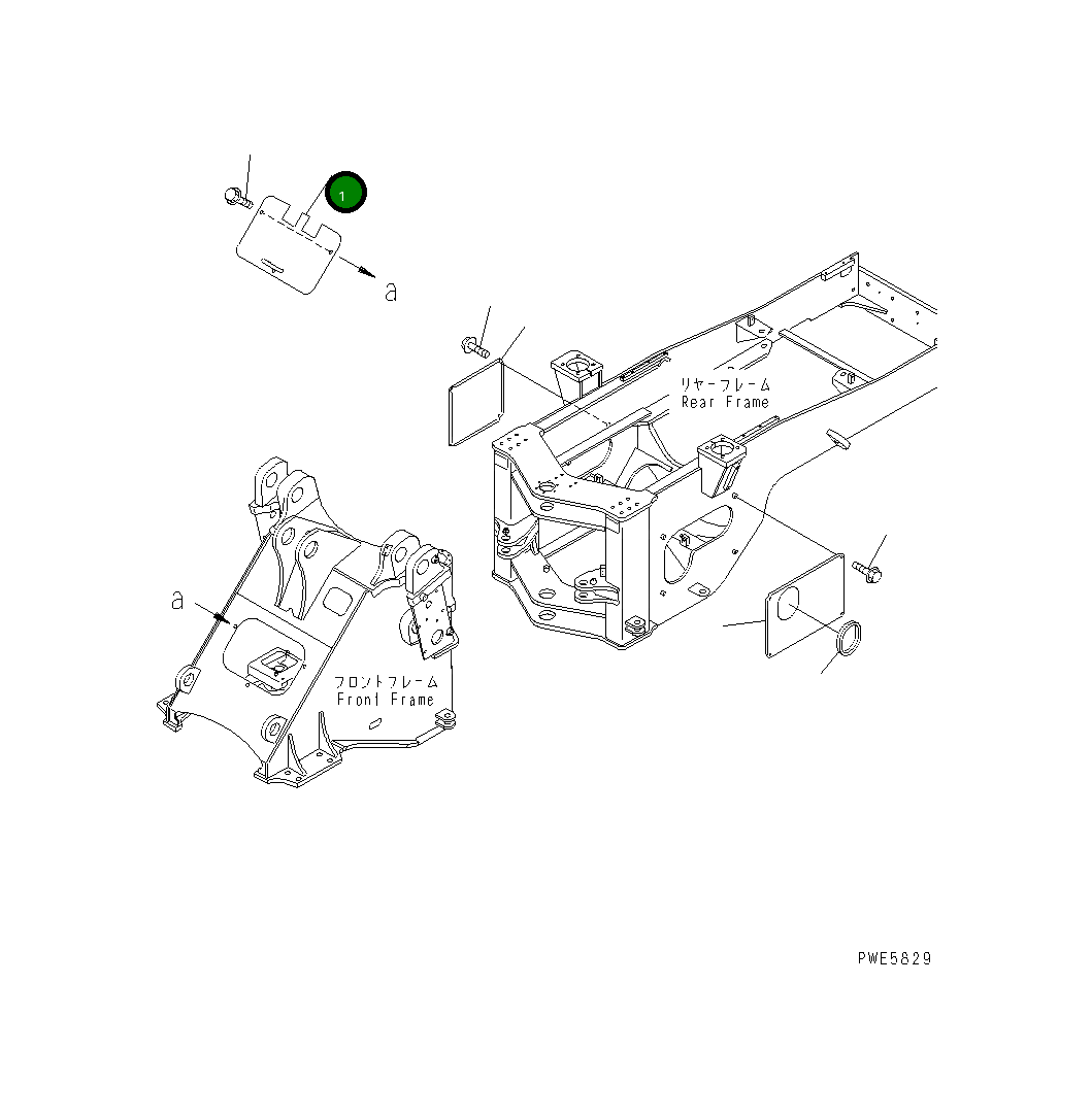 Крышка 423-879-2180 Komatsu