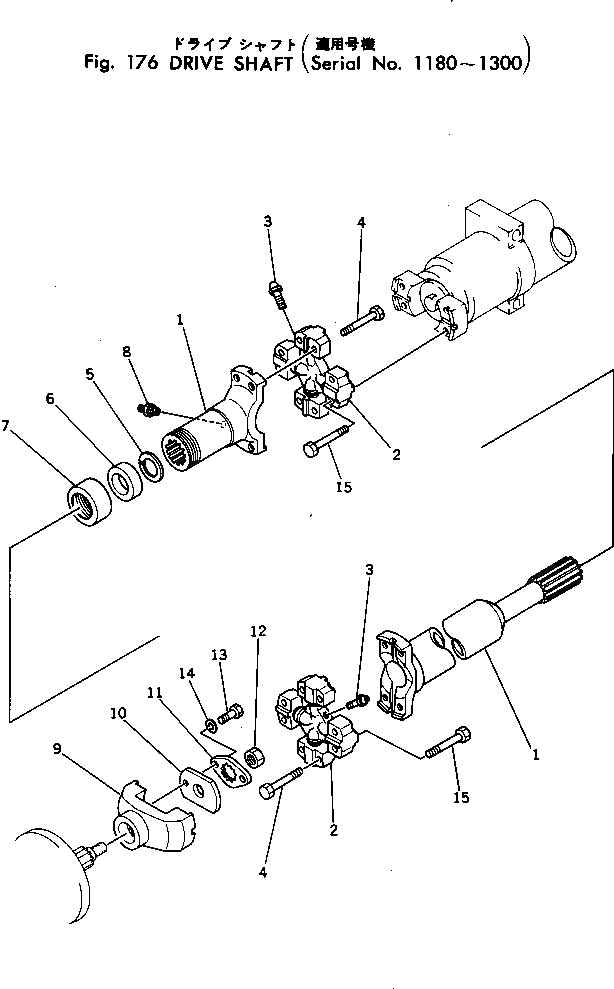 Болт 01010-60840  Komatsu