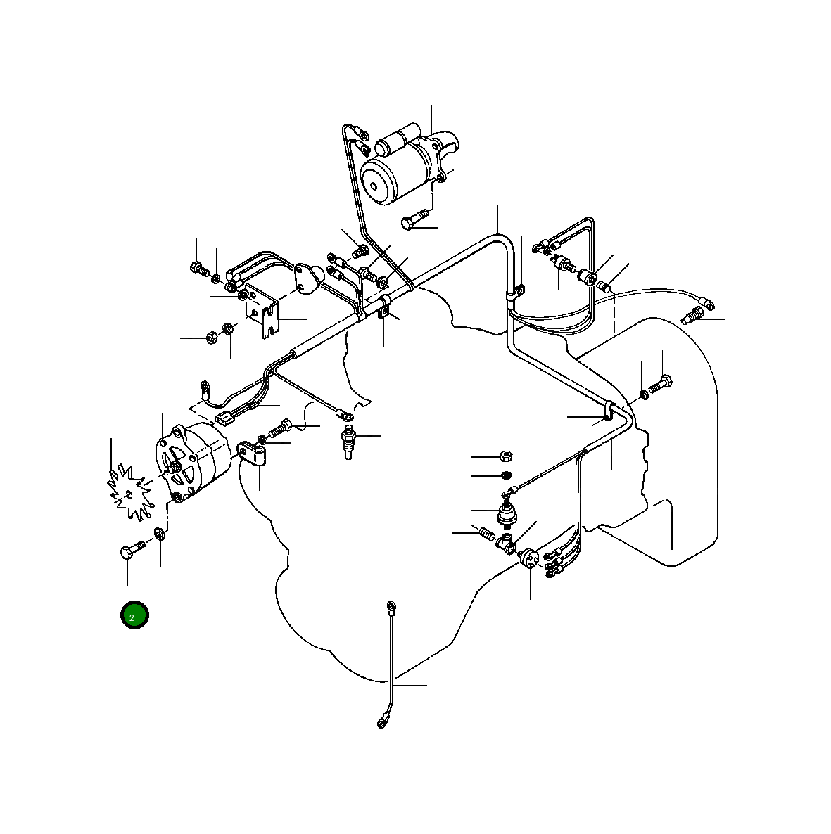 Болт 150 704 Komatsu