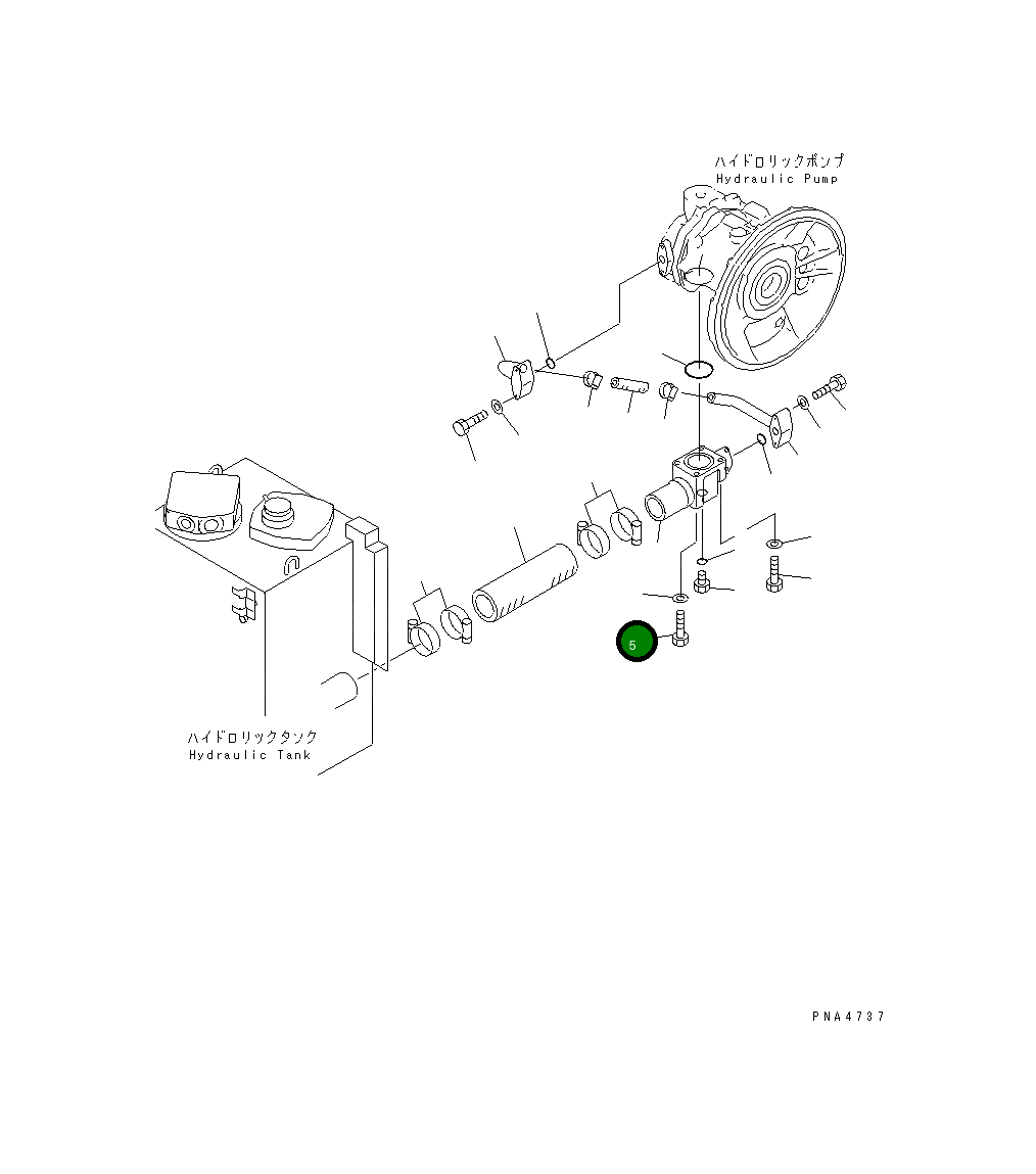 Болт 01011-81225 Komatsu
