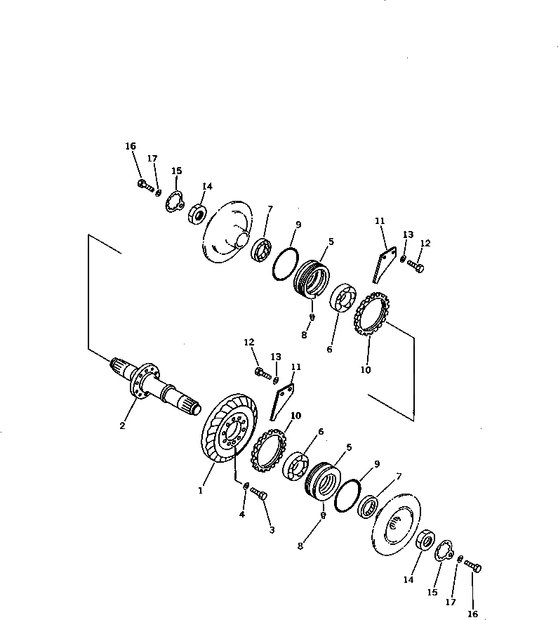 Болт 10E-21-22210  Komatsu