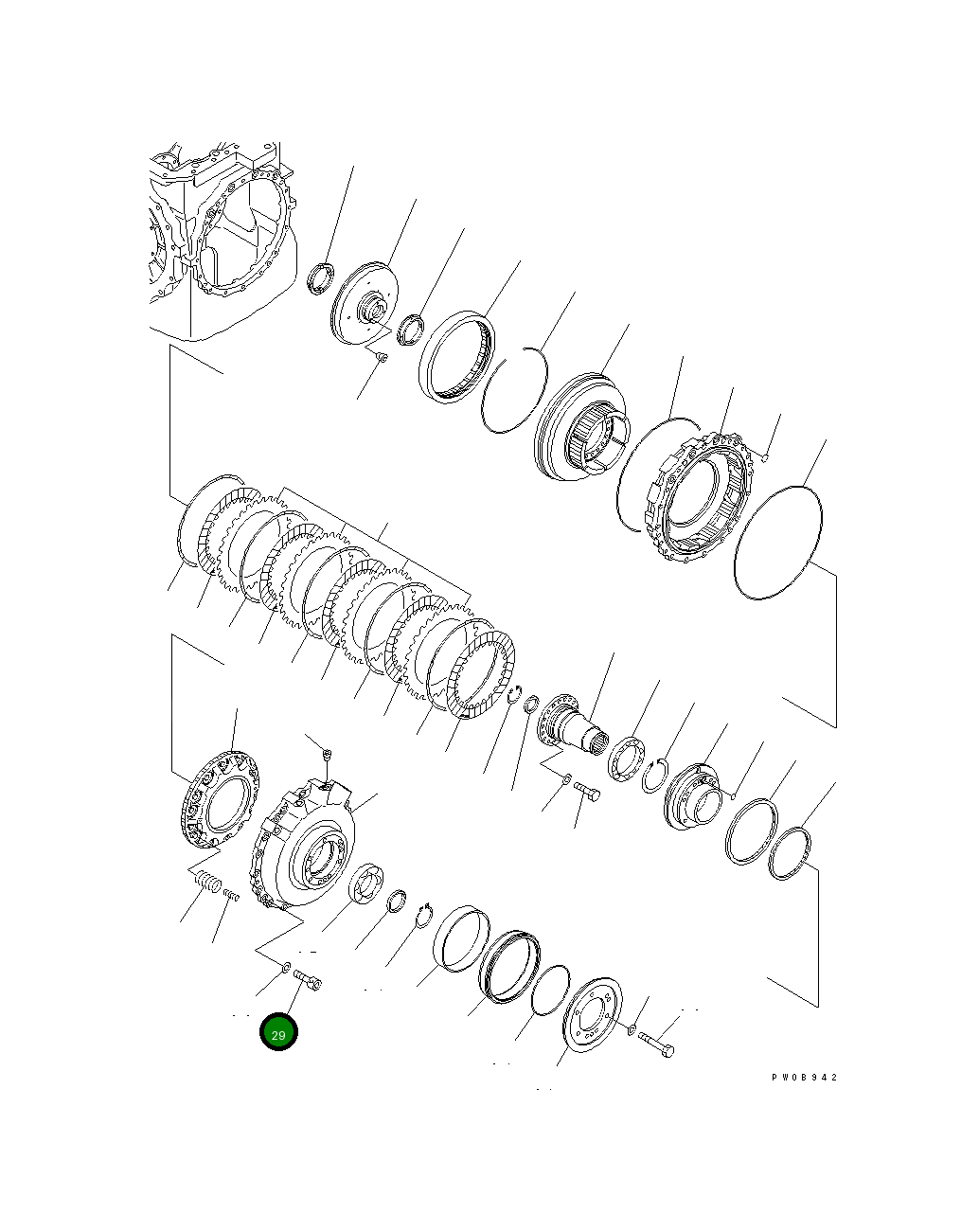 Болт 01252-71250  Komatsu