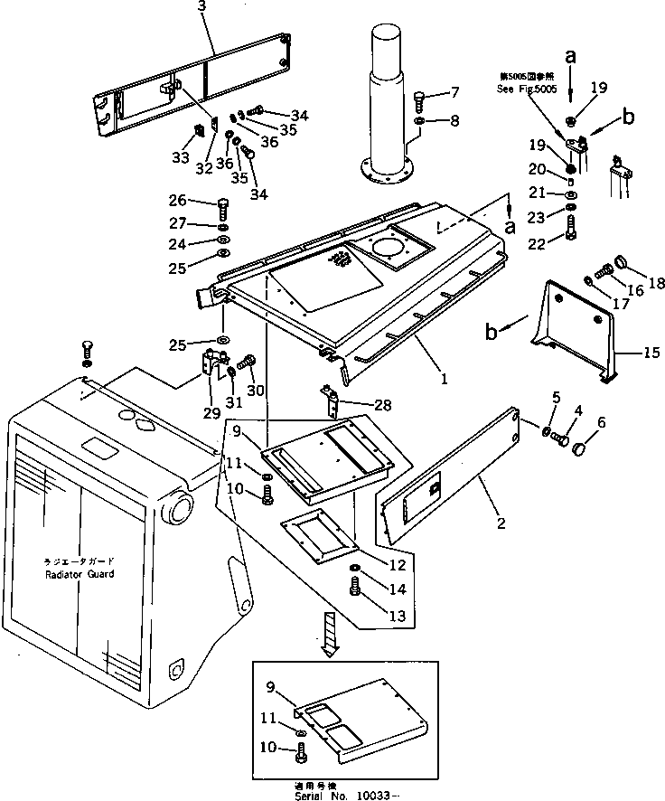 Болт 195-54-43210  Komatsu