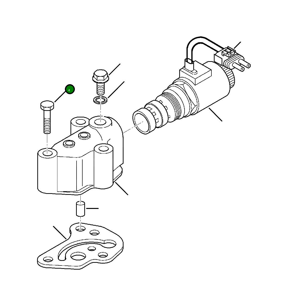 Болт CA0020803  Komatsu