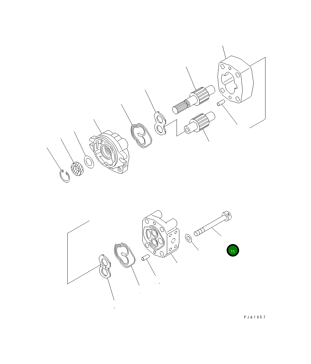Болт 705-41-80870 Komatsu
