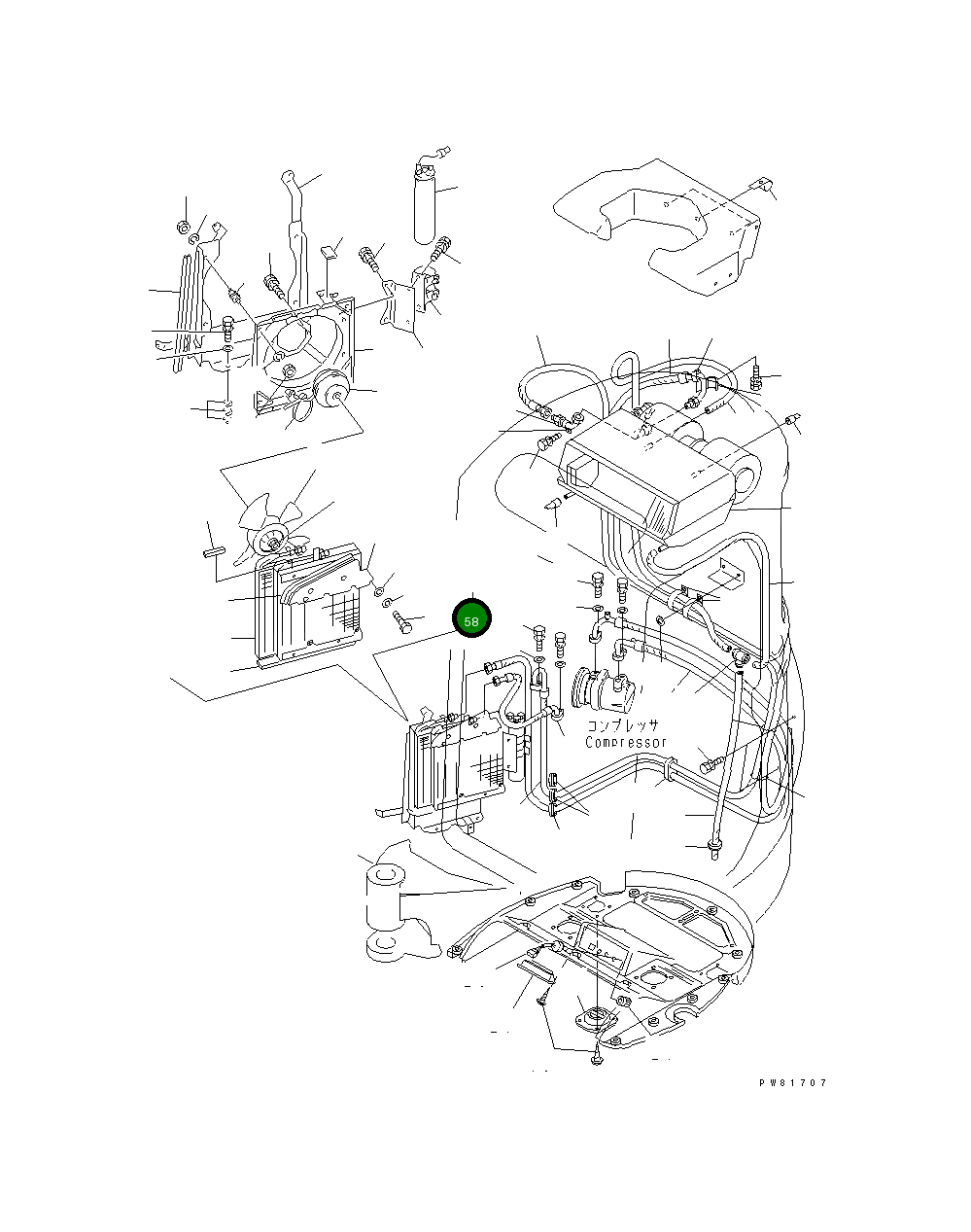 Болт YM26116-060602 Komatsu