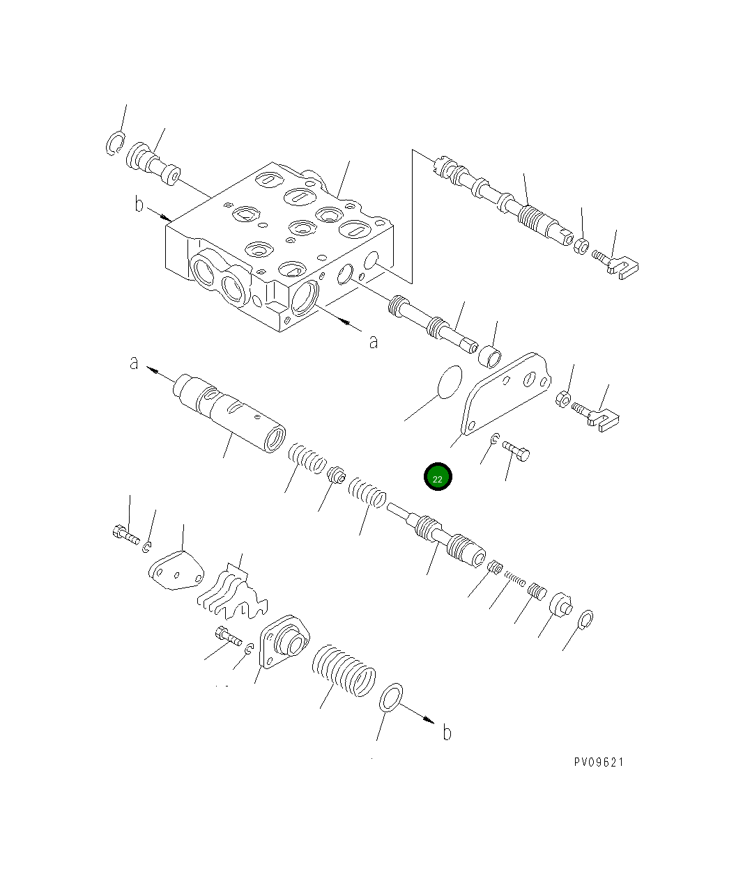 Крышка 125-15-15390 Komatsu