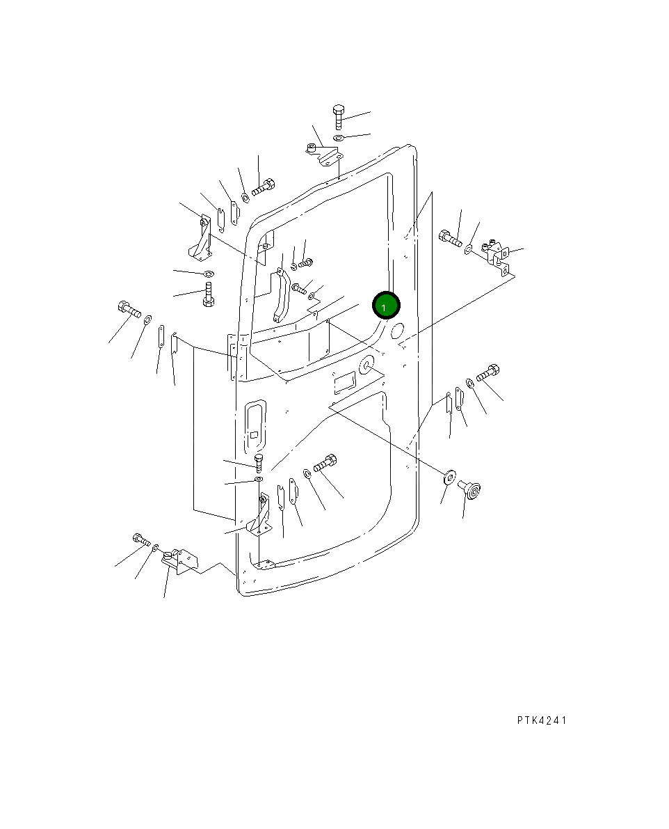 Крышка 21W-54-34460 Komatsu