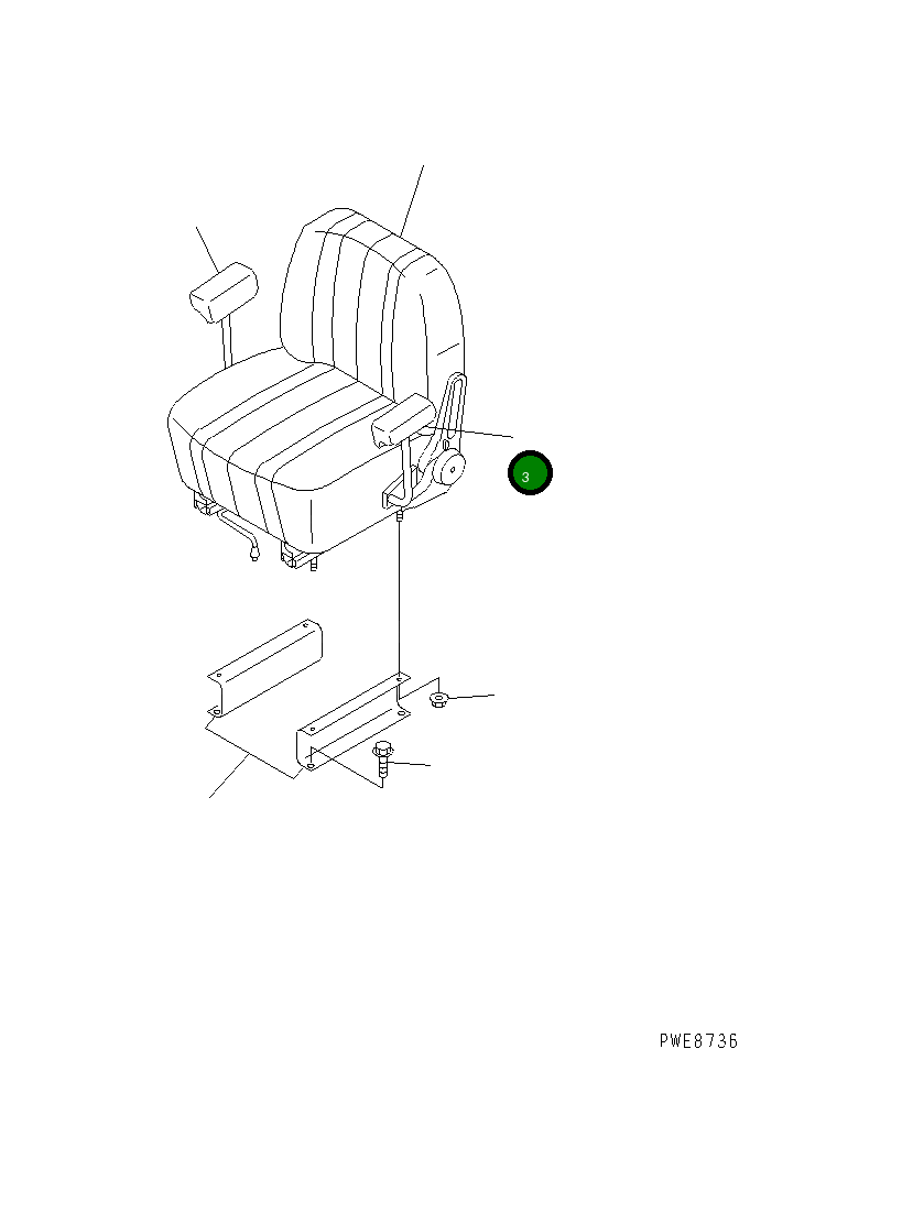 Болт 416-57-21180 Komatsu