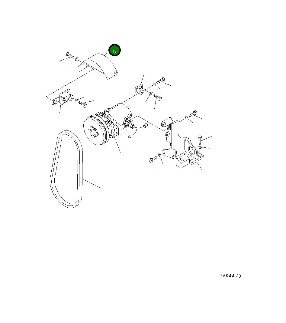 Крышка 114-X11-6150  Komatsu