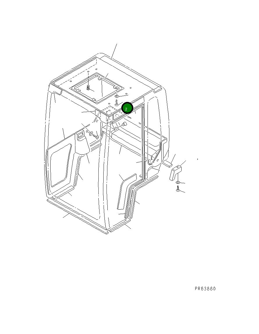 Болт 21D-09-15770 Komatsu