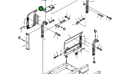 Крышка 206-54-A4420 Komatsu