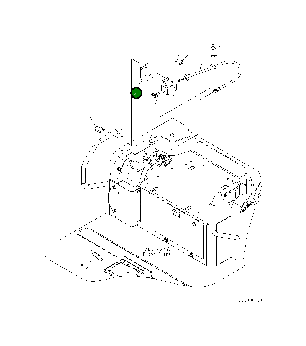 Крышка 22M-54-27141 Komatsu