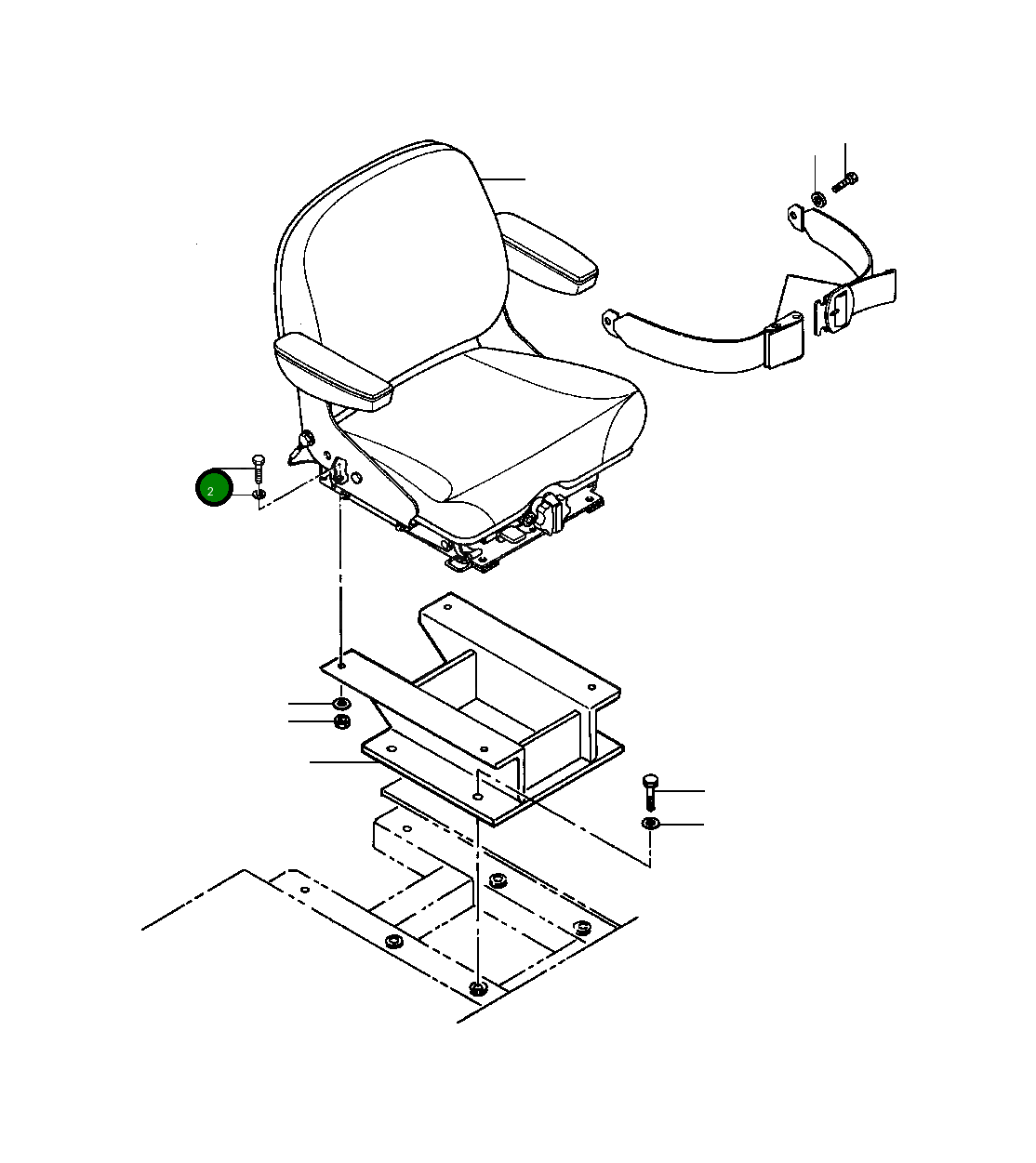 Болт 180 179 Komatsu