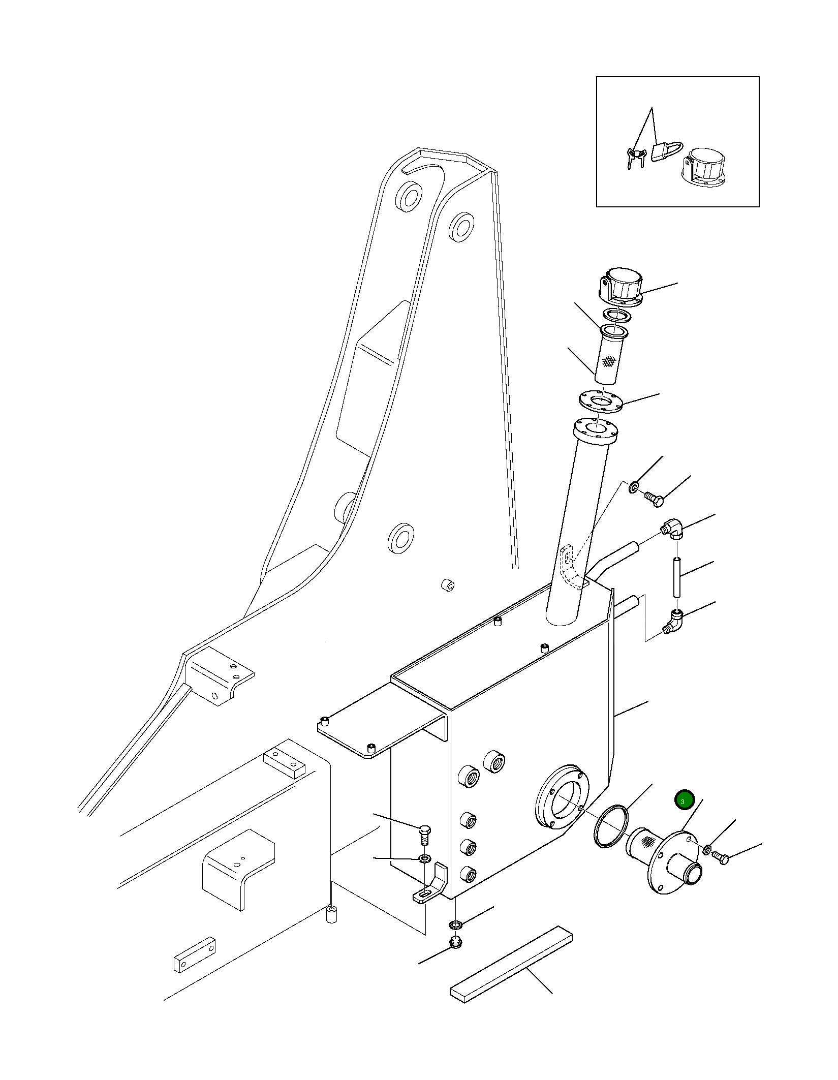 Кольцо уплотнительное (O-Ring) 855021152 Komatsu