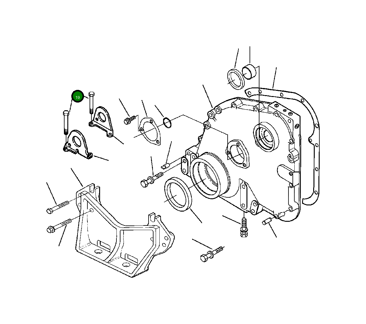 Болт 1238 064 H1 Komatsu