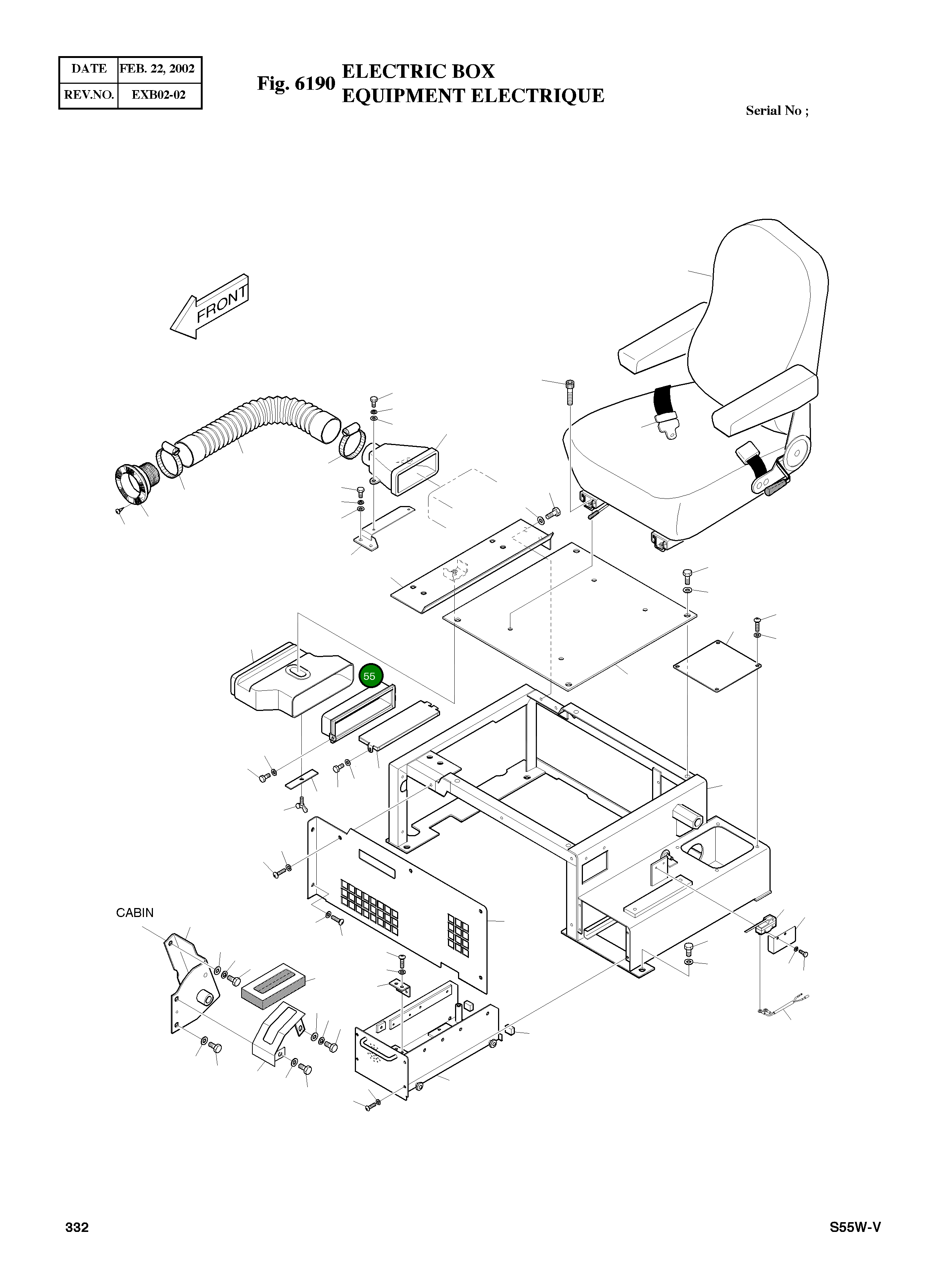 Крышка 2621-3847  Komatsu