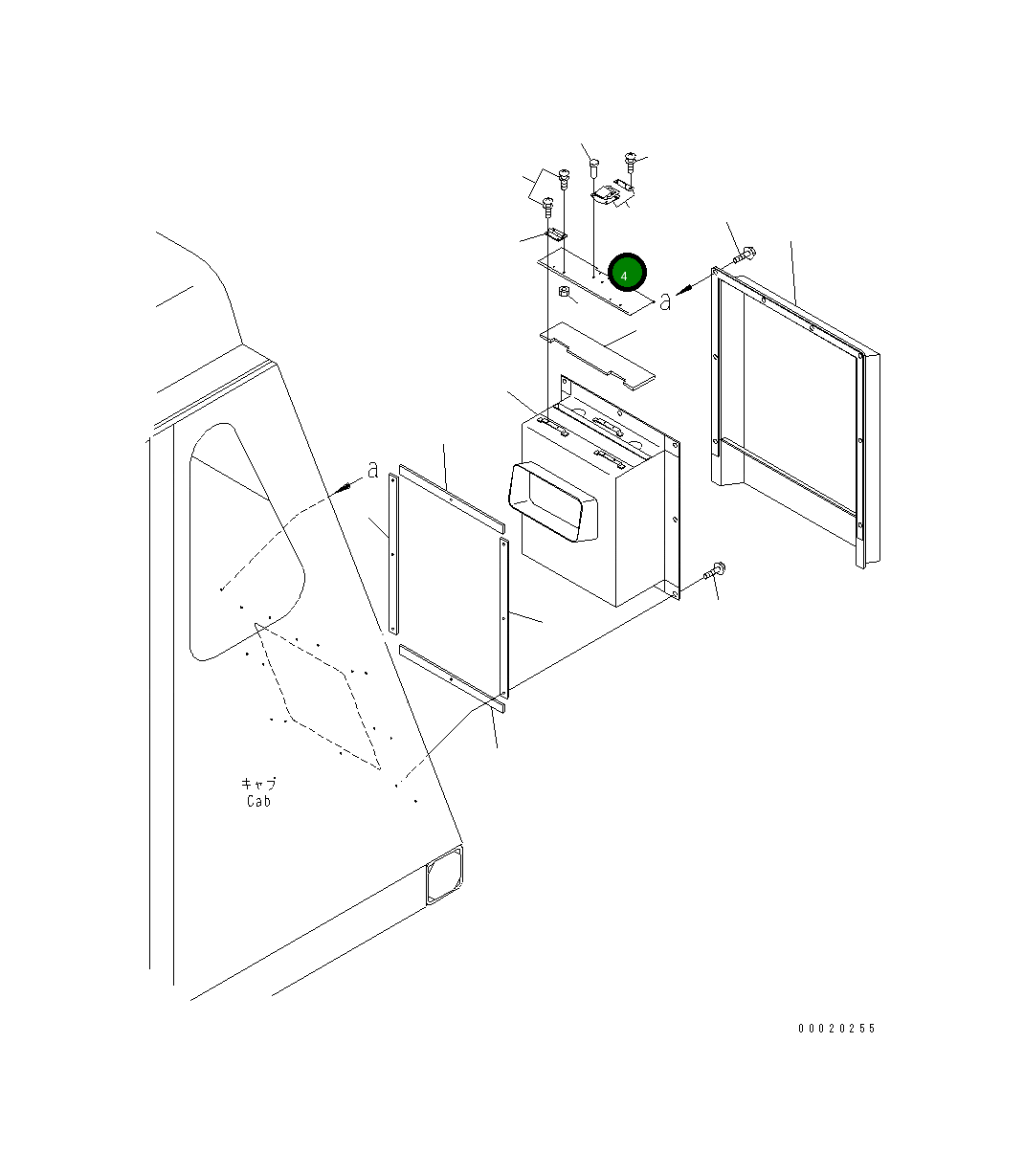 Крышка 567-07-76150 Komatsu