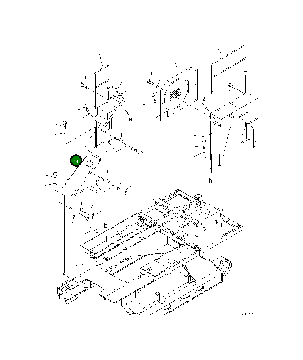 Крышка 8232-54-1340 Komatsu