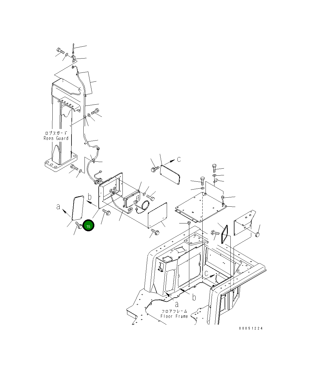 Крышка 195-06-75531 Komatsu